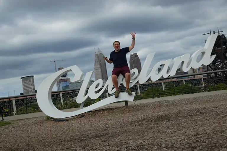 Cleveland Ohio sign